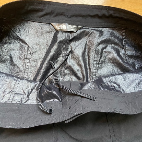 North Face Pants Womens 16 Black Roll Up Waterproof Outdoor Hiking - Picture 12 of 13